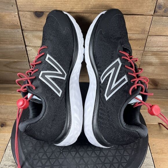 New Balance Womens Size 10 FF 680 V7 W680LK7 Black Running Shoes Sneakers - Picture 8 of 10